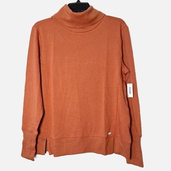 NWT Amazon Essentials Women's Studio Terry Long-Sleeve Funnel Neck Sweatshirt - Picture 3 of 6